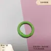 Coloridos Llaveros de Anillo de Resorte Pintados DIY Accesorios Aleación de Zinc Hebilla Redonda Hebilla de Resorte Abierta Herrajes Anillo para Bolsos