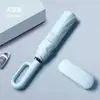 Nuevo Paraguas Código de Bloqueo Adelantado Hebilla Antirrobo Paraguas para Hombre Sentido Avanzado Paraguas de Negocios Resistente al Viento Paraguas para el Sol