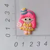 Plástico flexível de PVC plástico gota desenho animado menina pequena caixa de armazenamento capa de celular acessórios de cabelo furo sapatos adesivo de geladeira adesivo de copo acessórios