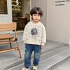 Moda para Niños Traje Deportivo de Otoño Casual Gorro para Bebé Sudadera con Auriculares Conjunto de Dos Piezas Ropa para Niños Pequeños Primavera y Otoño