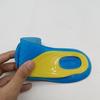 Palmilha de gel azul e amarela transfronteiriça espessada absorção de choque esportiva absorvente de suor antiderrapante anti-desgaste para o pé pode ser cortada para homens e mulheres almofada completa de TPE
