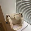 Bolsa de Lona Feminina Grande Capacidade Transversal Estilo Floresta Casual Versátil Bolsa Bolinho Bolsa de Ombro Bolsa para Estudante Universitário Dia a Dia