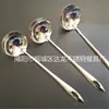Conjunto de 2 Peças de Colher para Fondue de Aço Inoxidável Doméstico, Colher de Sopa para Fondue com Escorredor, Colher de Sopa para Fondue de Aço Inoxidável 201