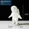 Decoração Criativa de Astronauta Espacial em Resina para Mesa de Escritório, Estúdio Suave, Estante, Casa Moderna, Presente de Aniversário