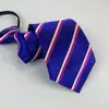Corbata de Hombre 8cm Formal Nudo Hecho a Mano Sin Nudos Cremallera Camisa de Mujer Negocios Gama Alta Estampada Azul Oscuro Rojo Negro