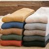 Meias felpudas femininas de outono e inverno, meias quentes com forro de lã espessa, meias masculinas e femininas, meias de chão, meias de tubo de toalha quente