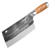 Cuchillo de Carnicero Forjado Chef Hotelero Yangjiang Guangdong Cuchillo para Verduras Cuchillo Especial para Rebanar Hogar Comercial Mango de Madera Maciza Cuchillo de Cocina