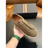Zapatos de Hombre de Modelo Nuevo Transfronterizos de Fábrica Hechos de Piel de Ternera con Punta Redonda y Tacón Plano, Zapatos Business Casual, Zapatillas de Moda Ligeras Slip-On