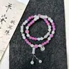 Pulsera de Cuentas Rotas Popular de Venta Caliente al por Mayor Super Hada Estrella Mariposa Estilo Fresco de Lujo Ligero Pulsera para Mejor Amiga Novia Regalo