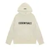 Moletom com Capuz Fog Multi-Line Essentials Outono/Inverno 2023 Casal High Street Suéter de Tricô Masculino e Feminino Marca Tendência Masculino