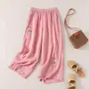 Pantalones de Pierna Ancha Elásticos Vintage de Talla Grande Holgados Estilo Chino Nuevo para Primavera y Otoño Bordados Pesados Venta al por Mayor para Exportación