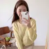 Cárdigan de punto fino, semitransparente, cuello redondo, manga larga, con diseño calado, nuevo estilo otoño 2026, top tipo chaqueta suéter fino de corte holgado
