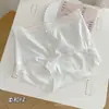 Saia Xiaolan M010 Bolinhas Retrô Algodão 100S Ultrafino de Fibra Longa Roupa Íntima Feminina Cintura Média Amiga da Pele Respirável Cueca Fio Dental Sem Costura