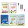 Libro de Práctica de Escritura Mágica Groove en Español Transfronterizo para Niños de Preescolar: Entrenamiento de Letras, Números, Dibujo y Control del Bolígrafo