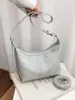 Bolsa para dumplings nueva de gran capacidad, versátil, moderna, retro, bandolera casual y bolso cruzado, bolso simple de axila, superventas