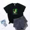 Feliz San. Camiseta Irlandesa del Día de San Patricio Top para Mujer Verde Día de San Patricio Cuello Redondo