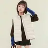 Nuevo Chaleco de Plumas para Niños Otoño/Invierno 2026, Estilo de Canalé, 90% Plumas, para Niños y Niñas, Tallas Mediana y Grande, Ropa de Exterior