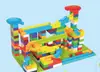 Blocos de Construção de Floresta Grande de Animais Variados para Crianças do Jardim de Infância Plástico Educação Infantil Educacional Carro Engrenagem Brinquedos Montáveis
