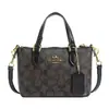Elegante bolsa de mão pequena para mulheres, nova bolsa de balde pequena estilo vintage coreano 2026, estilo monograma versátil, bolsa de ombro e transversal estilosa
