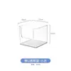 Gabinete de Espejo Cajón Caja de Almacenamiento Transparente Escritorio Acrílico Cosméticos Lápiz Labial Caja Estrecha Larga con Tapa Papelería Lápiz de Cejas Portacepillos