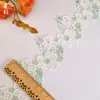 Encaje de Seda de Leche Cuidadosamente Seleccionado con Lindos Pétalos Florales Calados, Accesorios de Encaje para Dobladillo de Vestido y Tirantes