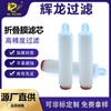 Polipropileno PP Elemento Filtrante Plegable Seguridad Filtro de Precisión Cartucho de Filtración de Agua Tipo Membrana Microporosa Fabricante Ultrafiltración de Alta Precisión