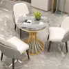 Juego de Mesa y Sillas de Negociación Tienda 4S, Juego de Mesa y Sillas de Recepción y Ocio, Mesa Redonda Pequeña, Mesa Comercial, Mesa de Recepción, Mesa de Comedor de Pizarra