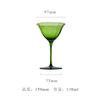 Encaje Verde Copa de Vino Tinto Copa Alta para Cóctel Vidrio de Cristal Hogar Copa de Champaña Copa de Martini Copa de Vino
