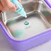 Simple Lonchera de Acero Inoxidable para Estudiantes de Primaria, Lonchera Sellada con Espacio para Arroz, Lonchera de Gran Capacidad con Compartimentos para Cubiertos para Trabajadores de Oficina