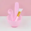 Set de recipientes de silicona para mascarillas, recipiente y palito mezclador de mascarillas, herramientas de spa de belleza, recipiente grande para mascarillas, pincel especial para barro para salón de belleza