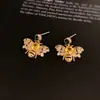 Brincos Geométricos em Forma de Gota d'Água com Franjas, Incrustados com Diamantes, Estilo Retrô Meio do Século, Brincos de Luxo Leve e de Alta Qualidade, Brincos Modernos e Estilosos com Personalidade