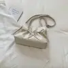 Bolsa de Ombro Fashionável Chique Estilo Coreano 2026 Novo Início de Outono Simples Gentil Doce Laço Sensação Relaxada Bolsa de Ombro Único