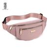 Elegante Riñonera Transfronteriza para Mujer Estilo Coreano Casual Bolsa de Tela Oxford Bolsa de Hombro Multicapa para Cambio Teléfono Móvil Bandolera