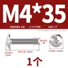 Aço Inoxidável Super 316 Dourado Parafusos Cruzados Tm de Cabeça Chata Grande Tipo Guarda-chuva Parafusos para Máquina de Cabeça Redonda M3M4M5M6