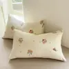 Categoría a Ropa de Cama de Cuatro Piezas de Grado Materno e Infantil para Primavera y Verano Funda Nórdica de Algodón Lavado Puro Juego de 3 Piezas para Estudiante Juego de 4 Piezas con Sábana Ajustable