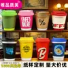 Copos de Papel para Café Personalizados de Camada Dupla Espessados com Estampagem Dourada, Copos de Café Corrugados Isolados, Copos Descartáveis Espessos Impressos para Chá de Leite