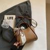Bolsa Tote Cesta da Moda Comércio Exterior para Mulheres 2025 Nova Bolsa de Ombro Casual Versátil Estilo Coreano Transversal Bolsa Balde