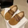 Zapatos Birkenstock de Suela Gruesa para Aumentar Altura, Completamente Cubiertos, para Mujer, Otoño 2026, Nuevos, Retro, Cómodos, Mocasines de Suela Suave