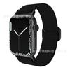 Adequado para Pulseira Tecida Apple Pulseira de Relógio de Nylon Apple Pulseira iwatch Estilo Étnico Fivela Plana Linha