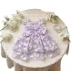 Vestido de tule para pet com borboleta em relevo dourado, novo design estiloso para cães pequenos e médios como Teddy, Bichon e Schnauzer