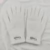 Guantes de Punto Cálidos de Moda Transfronteriza Estilo Coreano para Estudiantes Femeninas Color Sólido Otoño e Invierno Ciclismo y Conducción Guantes Cálidos Simples sin Dedos