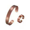 Pulseira Magnética Europeia e Americana da Amazon Conjunto de Pulseira com Anel de Flor Retro Pulseira Ajustável para Homens e Mulheres