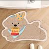 En Stock Felpudo Irregular para Entrada de Cachorros Felpudo de Baño Estilo Barro de Diatomeas Alfombrilla Absorbente para Pies de Baño Venta al por Mayor