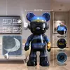 Enfeites Grandes de Chão de Anjo Pintado à Mão e Urso Legal Classe de Luxo Acessível Decoração para Sala de Estar de Casa com Lâmpada de Céu Estrelado