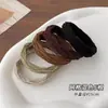 Gomas para el pelo de estilo frío Ins, grises degradado, 3 unidades gruesas de alta elasticidad, para atar el pelo, diademas versátiles, anillos de cuero para puestos