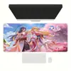 Mouse Pad de Jogo de E-Sports Bidimensional de Personagem de Anime Grande de Alta Qualidade Espessado e Resistente a Manchas Teclado de Computador Pad de Mesa