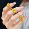 Nova Loja de Ouro Jinqi com Flores Ricas Flash Moeda de Ouro Alta Pulseira Coringa para Presente de Namorada