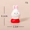 Enfeites de Micro Paisagem Coelho Fofo Criativo Decoração de Artesanato DIY de Resina para Desktop Pequenos Enfeites Acessórios Atacado