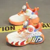 Sapatos Infantis Guochao 2026 Verão Novos Malha Respirável Tênis Esportivos para Corrida Crianças Antiderrapantes Resistentes ao Desgaste Tênis de Basquete