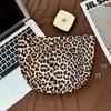Bolsa de Cosméticos con Estampado de Leopardo de Gran Capacidad para Mujer Portátil 2025 Nueva Bolsa de Almacenamiento de Cosméticos Nicho Viaje de Negocios Bolsa de Aseo